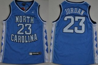 North Carolina Tar Heels #23 Michael Jordan Light Blue Swingman Jersey