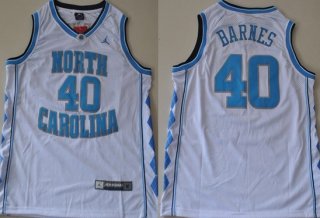 North Carolina Tar Heels #40 Harrison Barnes White Swingman Jersey