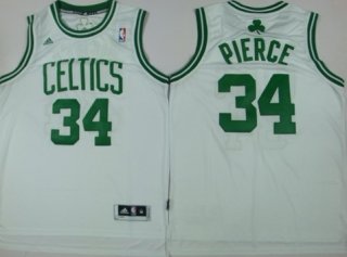 Boston Celtics #34 Paul Pierce Revolution 30 Swingman White Jersey