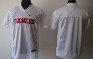 Oklahoma Sooners Blank White Jersey