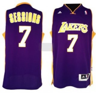 Los Angeles Lakers #7 Ramon Sessions Revolution 30 Swingman Purple Jersey