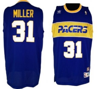 Indiana Pacers #31 Reggie Miller NBA Hardwood Classic Swingman Blue Jersey