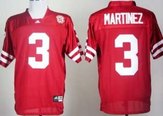 Nebraska Cornhuskers #3 Taylor Martinez Red Jersey