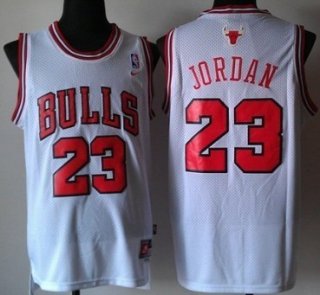 Chicago Bulls #23 Michael Jordan Revolution 30 Swingman White Jersey