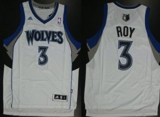 Minnesota Timberwolves #3 Brandon Roy Revolution 30 Swingman White Jersey