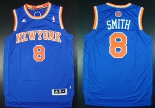 New York Knicks #8 J.R. Smith Revolution 30 Swingman 2013 Blue Jersey