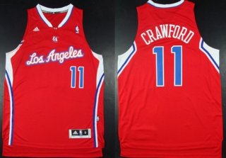 Los Angeles Clippers #11 Jamal Crawford Revolution 30 Swingman Red Jersey