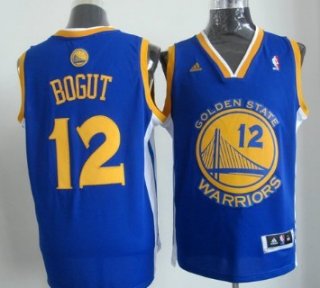 Golden State Warriors #12 Andrew Bogut Revolution 30 Swingman Blue Jersey