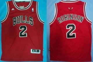 Chicago Bulls #2 Nate Robinson Revolution 30 Swingman Red Jersey