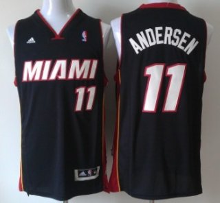 Miami Heat #11 Chris Andersen Revolution 30 Swingman 2013 Black Jersey