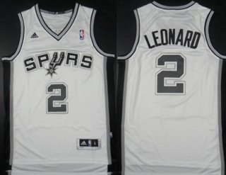 San Antonio Spurs #2 Kawhi Leonard Revolution 30 Swingman White Jersey