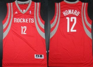 Houston Rockets #12 Dwight Howard Revolution 30 Swingman Red Jersey