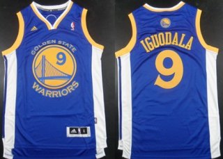 Golden State Warriors #9 Andre Iguodala Revolution 30 Swingman Blue Jersey