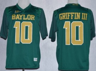 Baylor Bears #10 Robert Griffin III 2013 Green Jersey