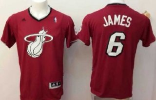 Miami Heat #6 LeBron James Revolution 30 Swingman 2013 Christmas Day Red Jersey