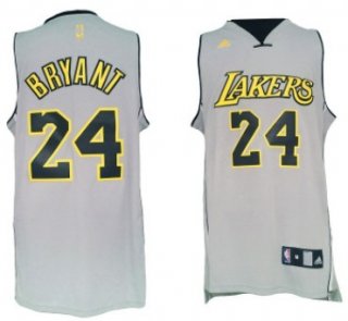 Los Angeles Lakers #24 Kobe Bryant Revolution 30 Swingman 2013 Gray Jersey