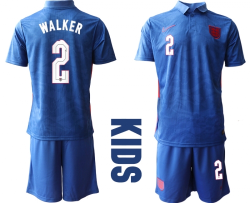 2021 European Cup England away Youth 2 soccer jerseys