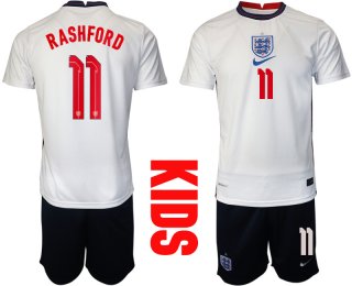 2021 European Cup England home Youth 11 soccer jerseys