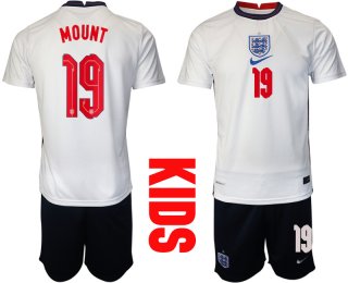 2021 European Cup England home Youth 19 soccer jerseys