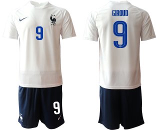 Men 2021 France away 9 soccer jerseys