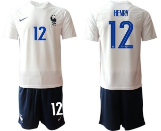 Men 2021 France away 12 soccer jerseys