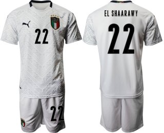 2021 Men Italy away 22 white soccer jerseys