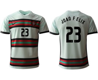 Men 2021 Europe Portugal away AAA version 23 soccer jerseys