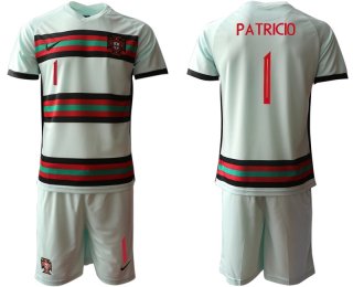 Men 2021 European Cup Portugal away grey 1 Soccer Jersey1