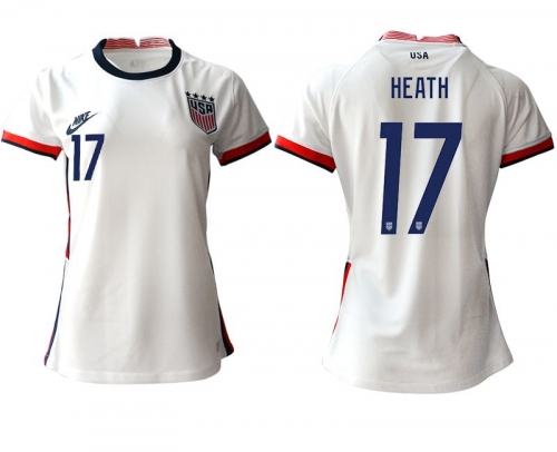 Women 2020-2021 Season National Team America home aaa 17 white Soccer Jerseys