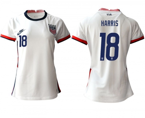 Women 2020-2021 Season National Team America home aaa 18 white Soccer Jerseys