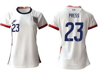 Women 2020-2021 Season National Team America home aaa 23 white Soccer Jerseys