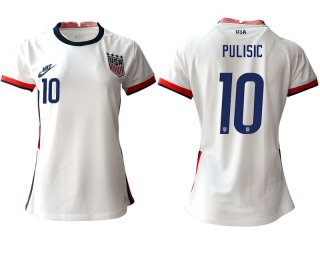 Women 2020-2021 Season National Team America home aaa 10 white Soccer Jerseys1