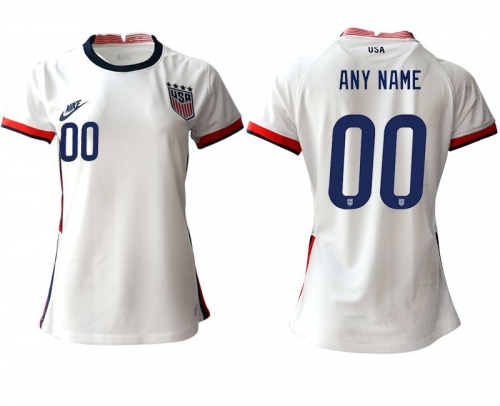 Women 2020-2021 Season National Team America home aaa customized white Soccer Jerseys