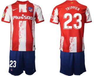 Men 2021-2022 Club Atletico Madrid home red 23 Nike Soccer Jersey