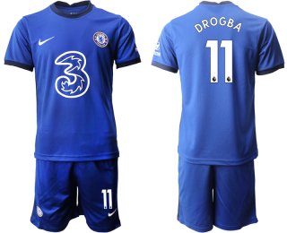 Men 2020-2021 club Chelsea home 11 blue Soccer Jerseys