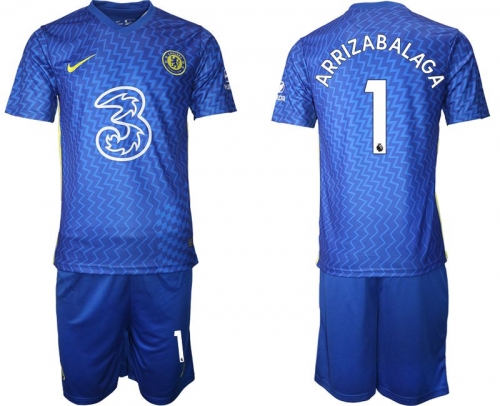 Men 2021-2022 Club Chelsea FC home blue 1 Nike Soccer Jersey