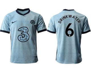 Men 2020-2021 club Chelsea away aaa version 6 Light blue Soccer Jerseys