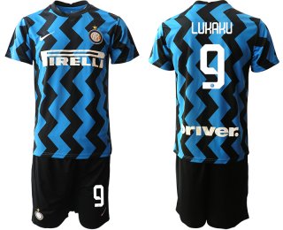 Men 2020-2021 club Inter milan home 9 blue Soccer Jerseys