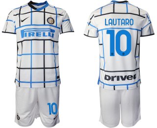 Men 2020-2021 club Inter milan away 10 white Soccer Jerseys