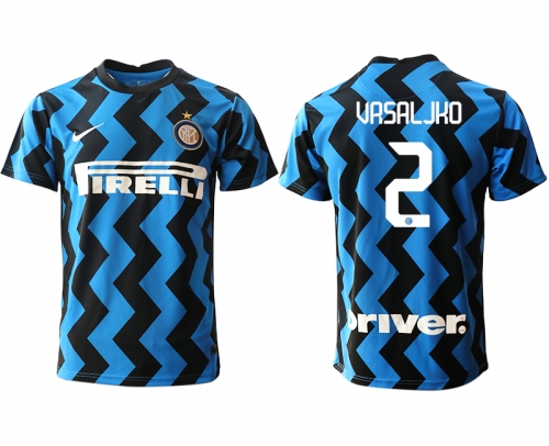 Men 2020-2021 club Inter Milan home aaa versio 2 blue Soccer Jerseys