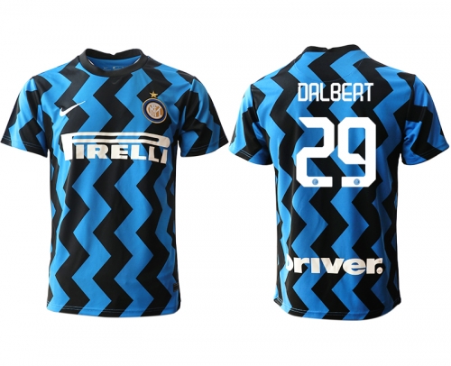 Men 2020-2021 club Inter Milan home aaa versio 29 blue Soccer Jerseys