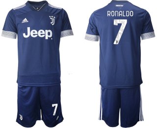 Men 2020-2021 club Juventus away 7 blue Soccer Jerseys