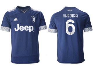 Men 2020-2021 club Juventus away aaa version 6 blue Soccer Jerseys