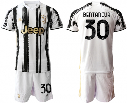 Men 2020-2021 club Juventus home 30 white black Soccer Jerseys