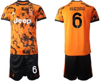 Men 2020-2021 club Juventus Second away 6 orange Soccer Jerseys