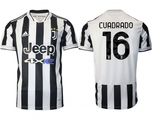 Men 2021-2022 Club Juventus home aaa version white 16 Adidas Soccer Jersey