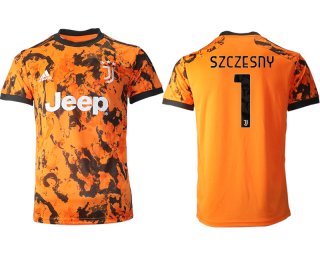 Men 2020-2021 club Juventus Second away aaa version 1 orange Soccer Jerseys