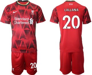 Men 2021-2022 Club Liverpool home red 20 Nike Soccer Jersey