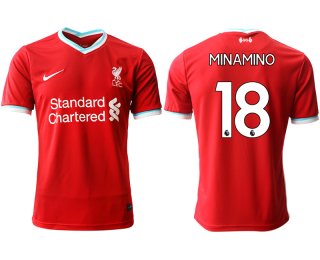 Men 2020-2021 club Liverpool home aaa version 18 red Soccer Jerseys