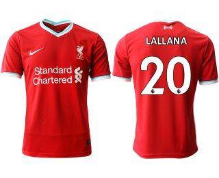 Men 2020-2021 club Liverpool home aaa version 20 red Soccer Jerseys